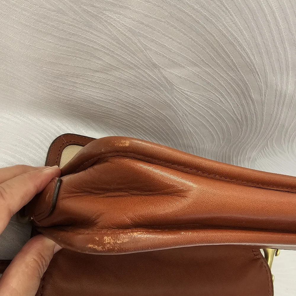 Coach Penny Brown Leather Crossbody Bag 2012 - Picture 9 of 13